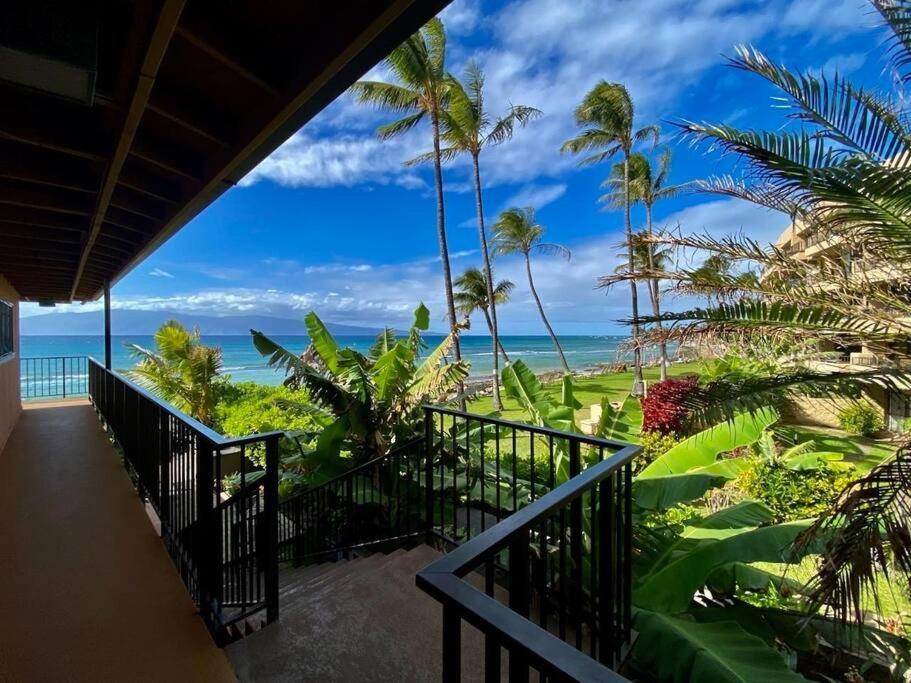 Oceanfront With Aircon-Hear The Waves-Amazing Views-Wifi Lahaina Exterior foto